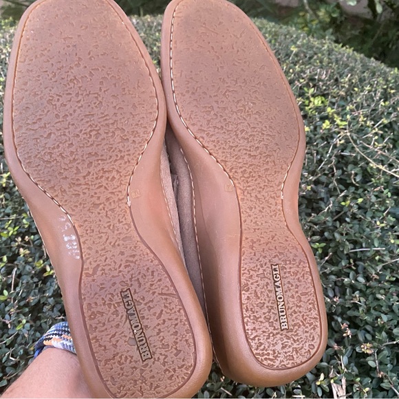 Bruno Magli Mens Tan Suede Slip-on Loafer Size 7.5 - Picture 8 of 9